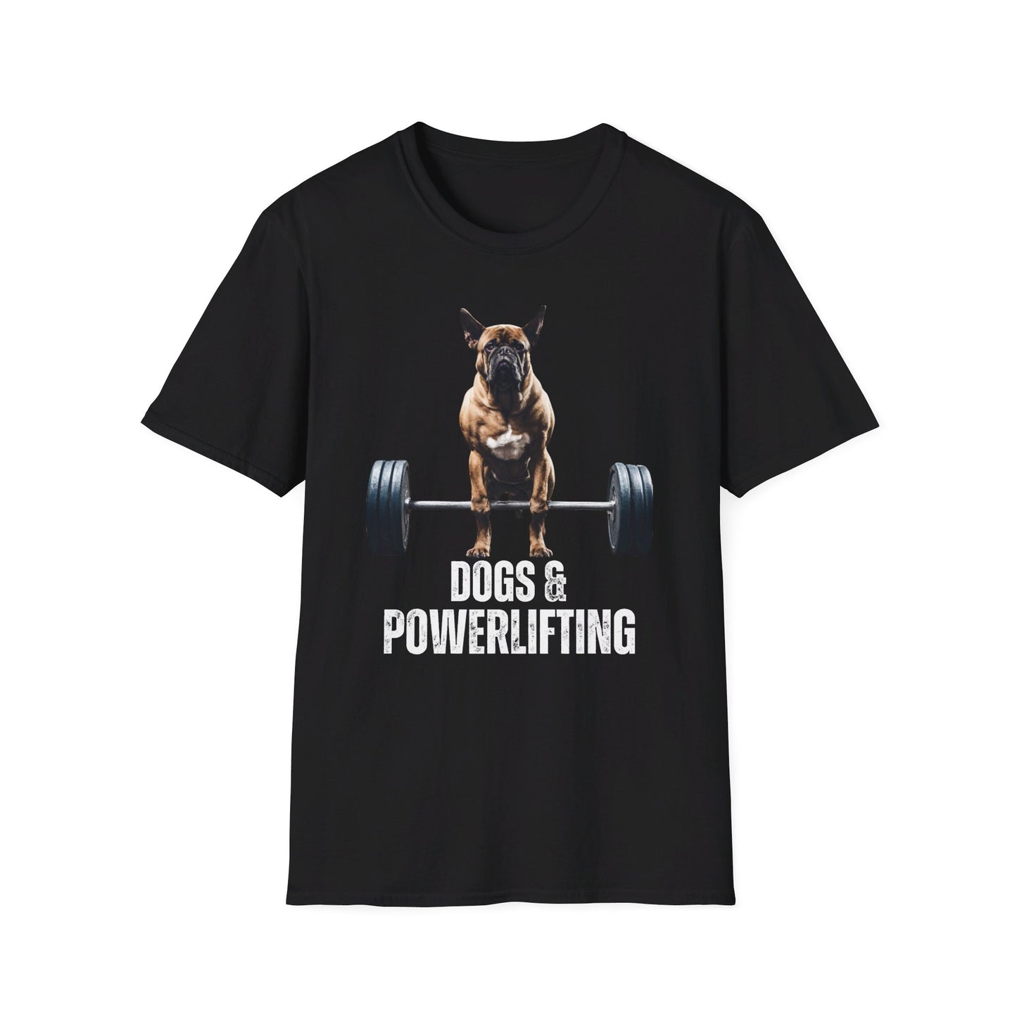 Dog Powerlifting Shirt for Dog Lover gifts for Gym Tshirts for Weightlifting T-shirt for Dog Dad gift for Dog Mom T-shirts for Powerlifter gift