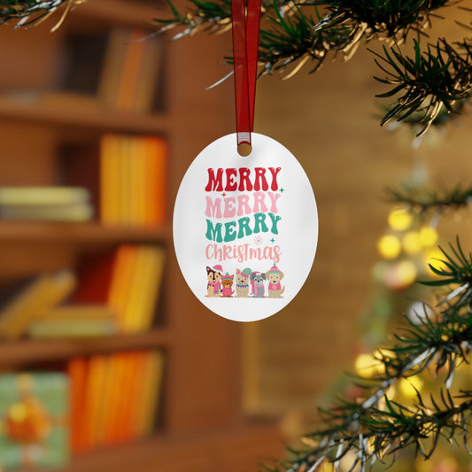Christmas Dog Ornaments for Christmas Tree Ornament for Dog Lover gifts for Retro Christmas Ornament Groovy Christmas Ornament