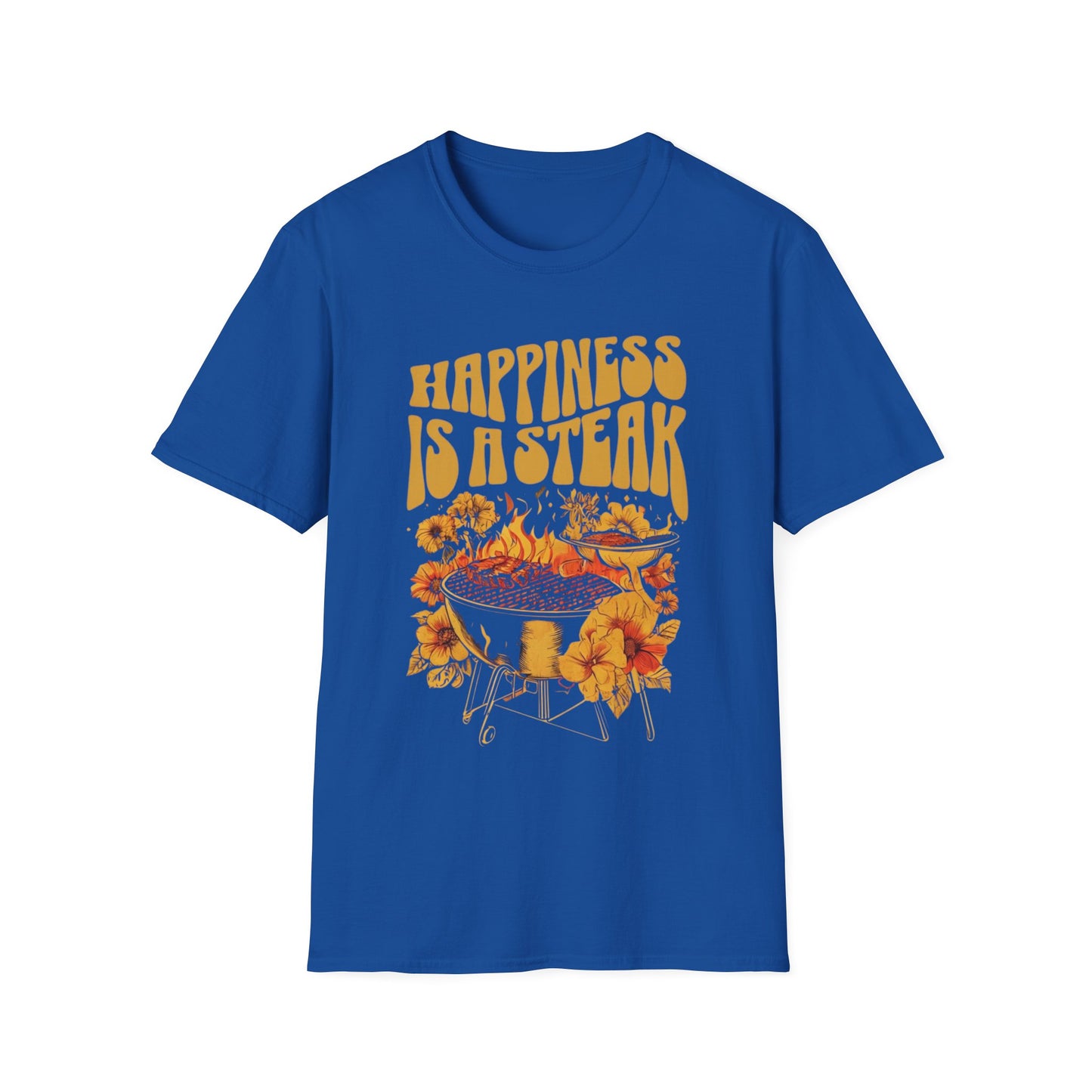 Groovy Meat Shirt for Carnivore TShirt for Steak Lover gifts for Christmas present for Meat Lover T Shirts Happiness Is A Steak T-shirt gift