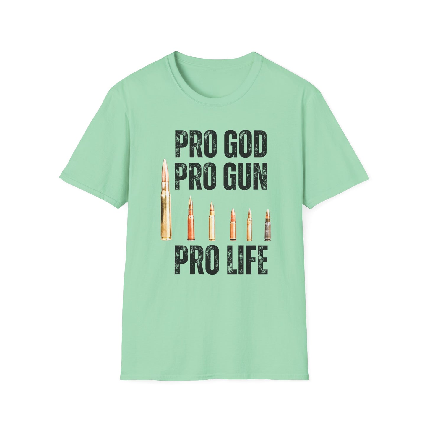 Gun Shirt or Gun Lover gift for Pro Gun gift for Him, Gun T Shirt for dad gift, Pro God Pro Gun Pro Life T-shirt