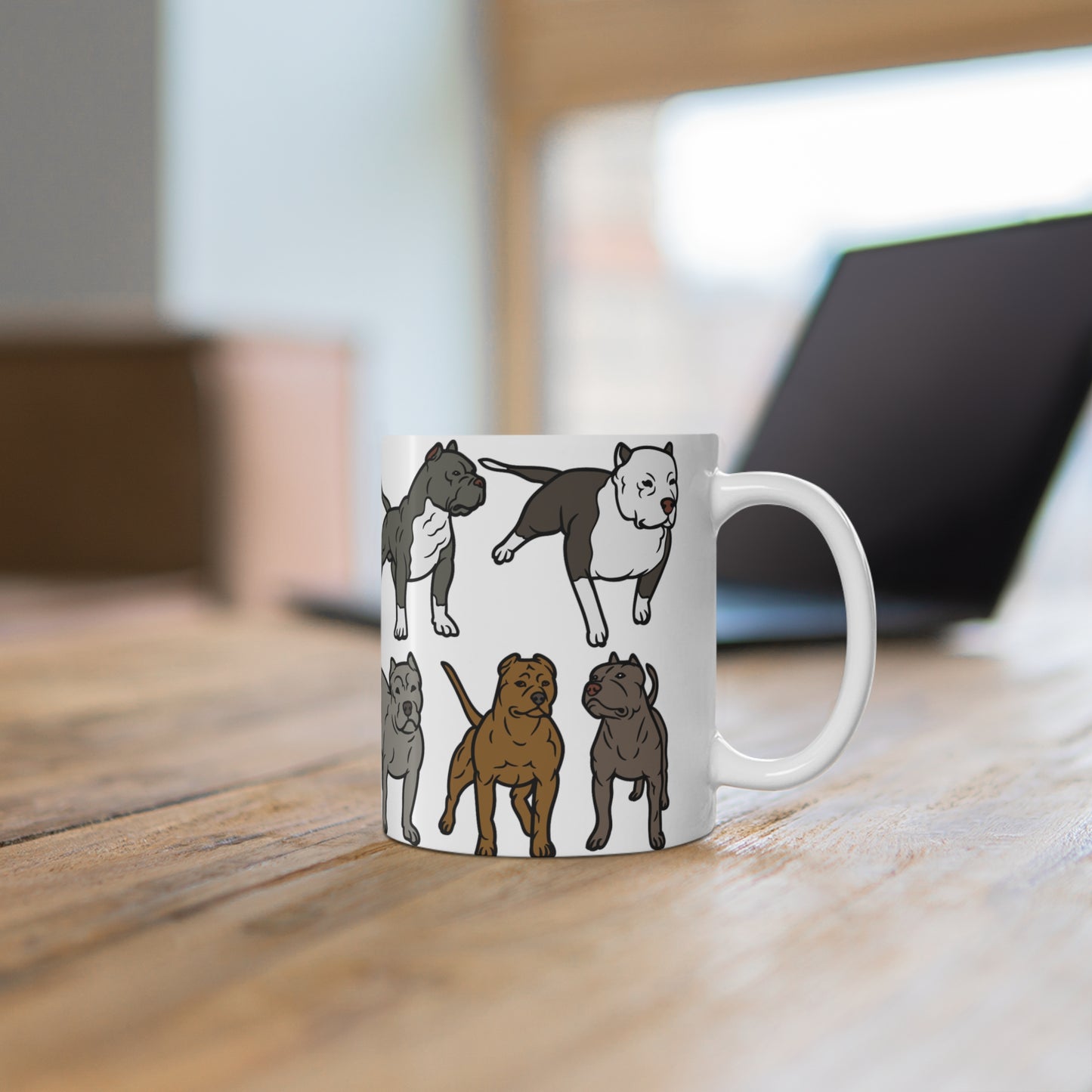 Pit Bull Mug for Dog Lovers gift for Pit Bull Lover gifts for Dog Mom Mugs Dog Dad Coffee Mug Pit Bull Advocate Awareness 11oz Cup