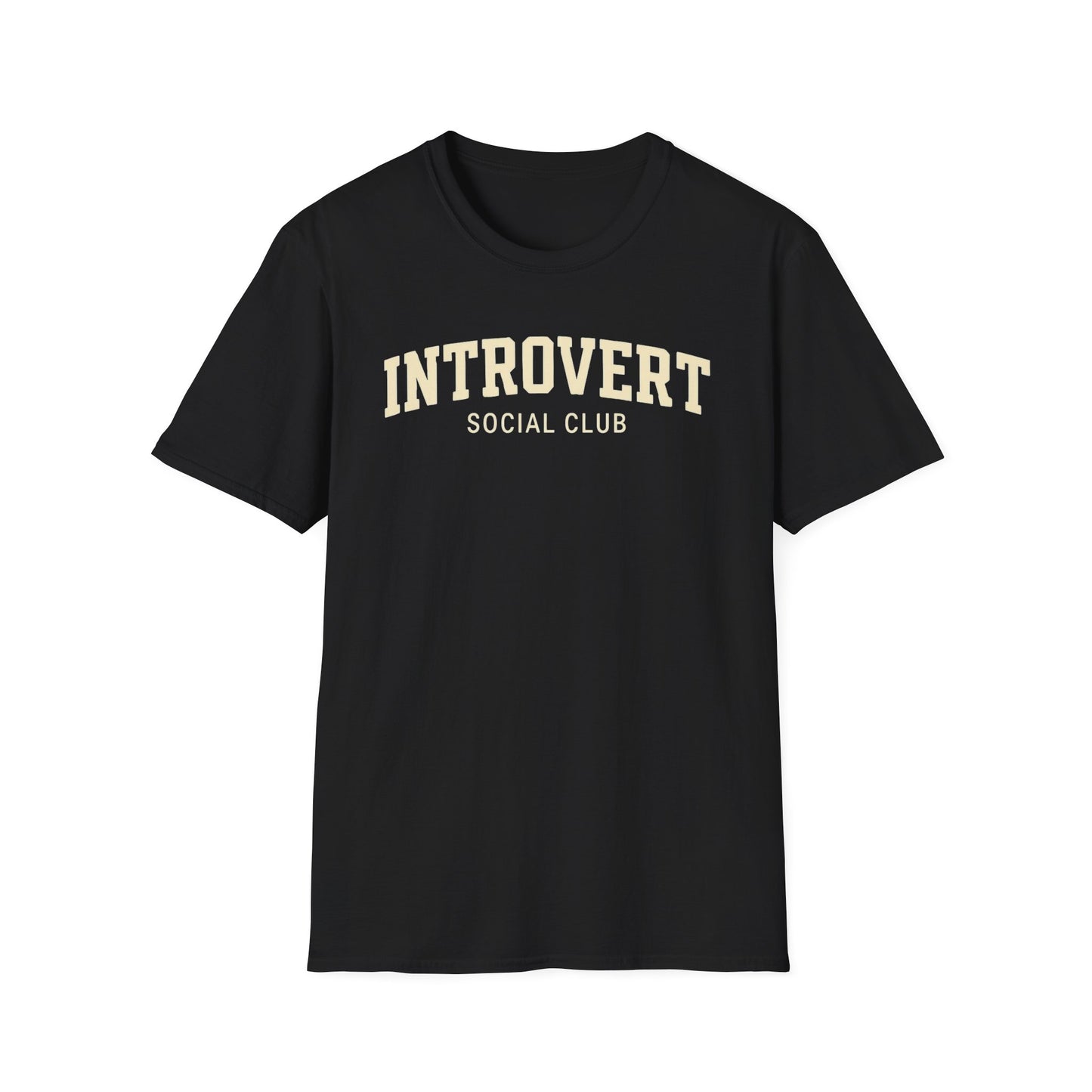 Introvert Social Club FUnny Introverted T-Shirt, Introverted Friend Gifts, Funny Graphic Tee, Social Distancing Shirt, Graphic Tee for