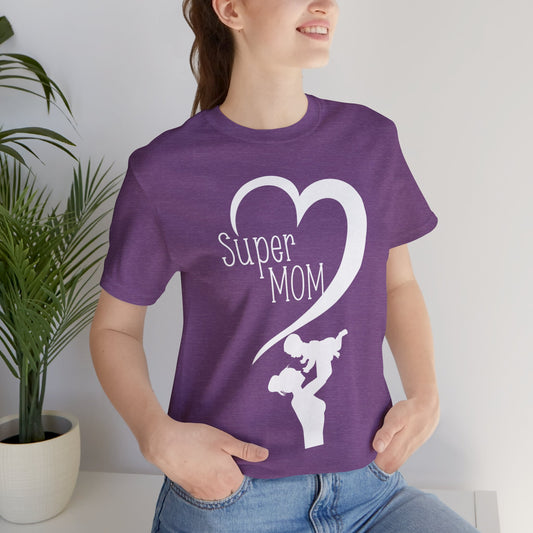 Super Mom T Shirt Cute Moms T-shirts for Mom gifts for Mothers Day gift for Her Cute Momma Shirts Mommy T Shirts Mom and Child
