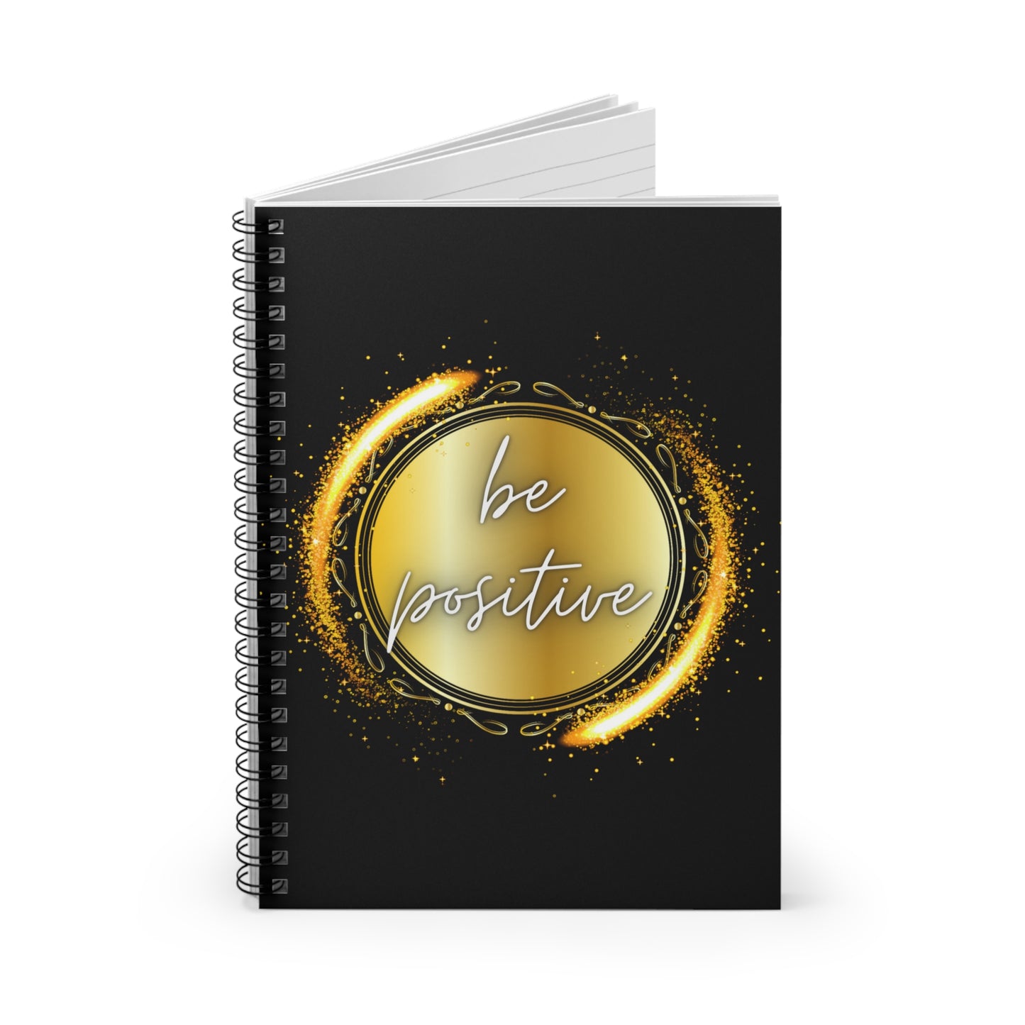 Be Positive Motivation Journal Pray Spiral Notebook - Ruled Line