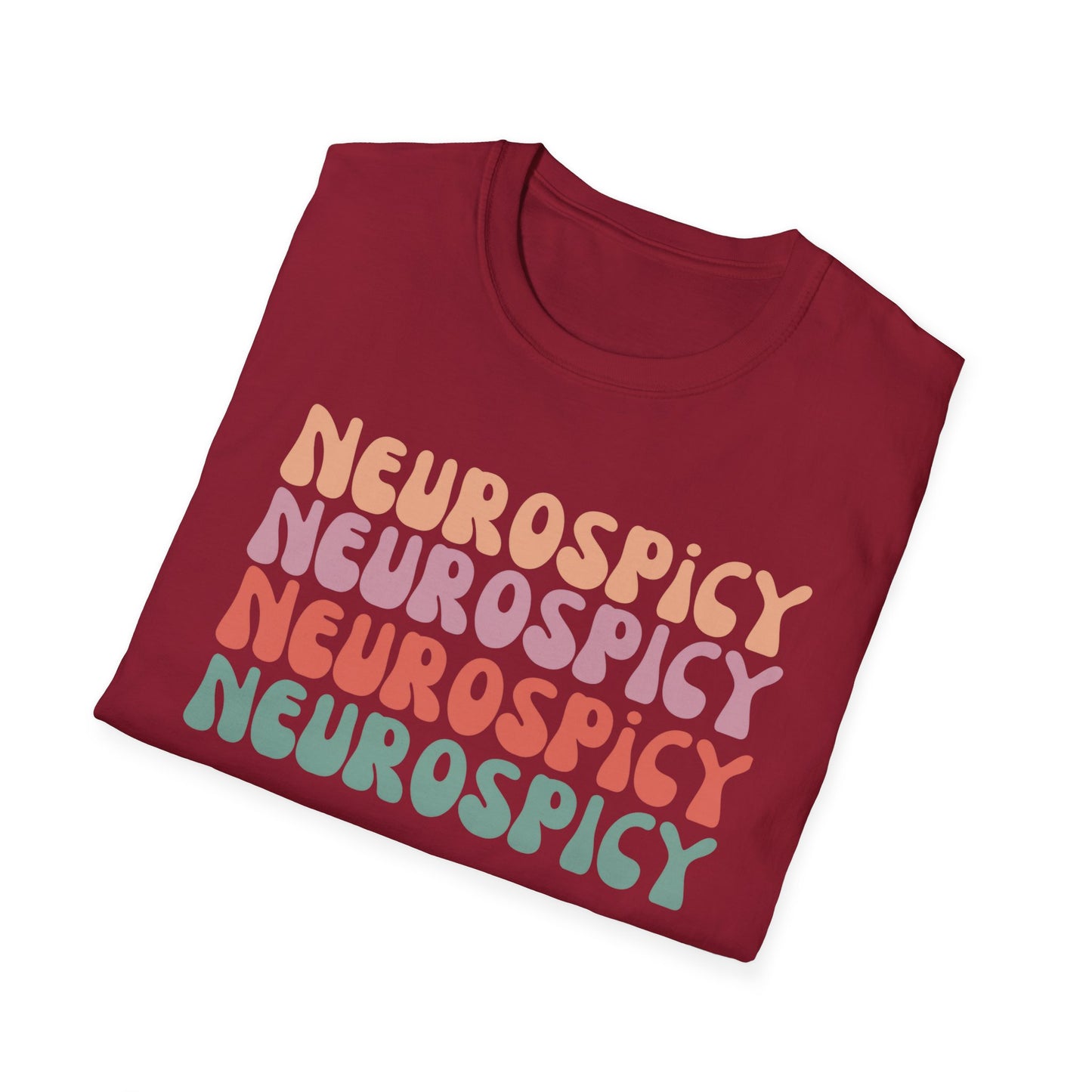 NeuroSpicy Shirts Retro ADHD shirt Funny t-shirt for Cat Lover gifts ADHD T Shirt Autistic Awareness Mental Health tee