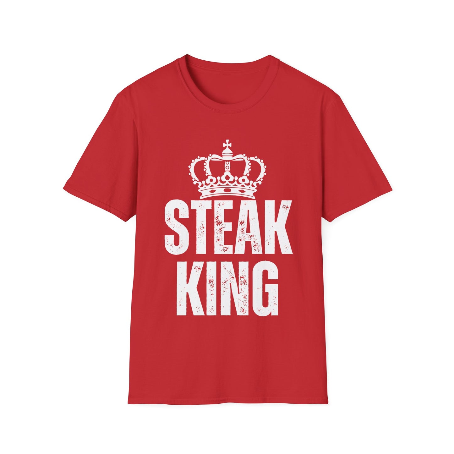 STEAK KING T Shirt for Meat Lover Shirt for Steak Lover gift for Carnivore gift for Grilling gift for Him - Couples T-shirts