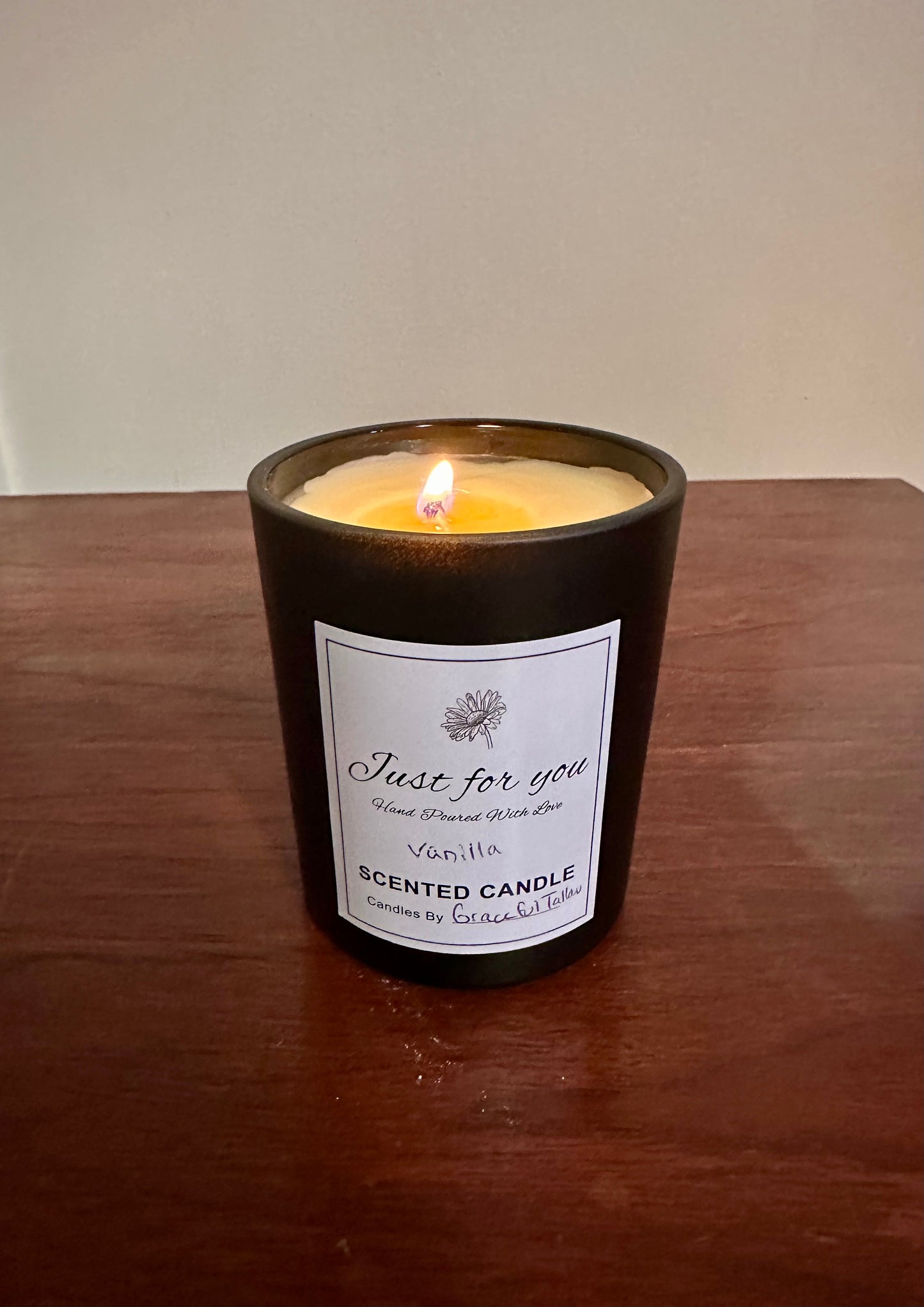 Honey Tallow Beeswax Candle All Natural Beef Tallow Candles Beeswax Candle Michigan Honey Candle Essential Oils