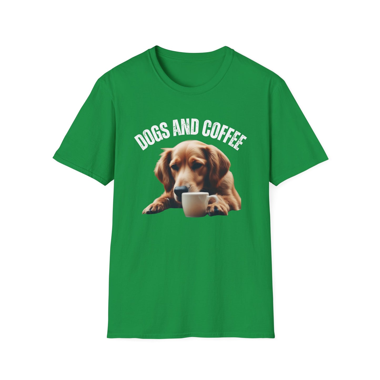Dog Coffee Shirt Cute Dogs Drinking Coffee T-shirt for Golden Retriever Lover gifts for Golden Retriever T Shirts Cute Dog Shirts for Dog Mom gift