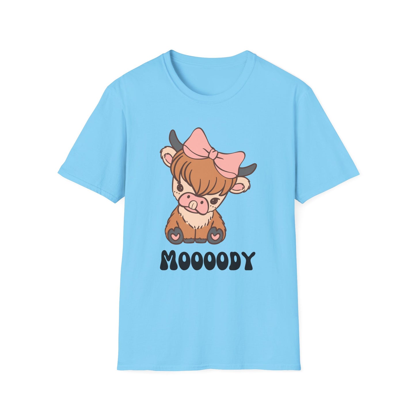 Highland Cow Shirt Funny Moody Cow Themed Shirts for Cow Lover gifts for Farmer gift Funny Cow T-shirt for Cow Theme T Shirt