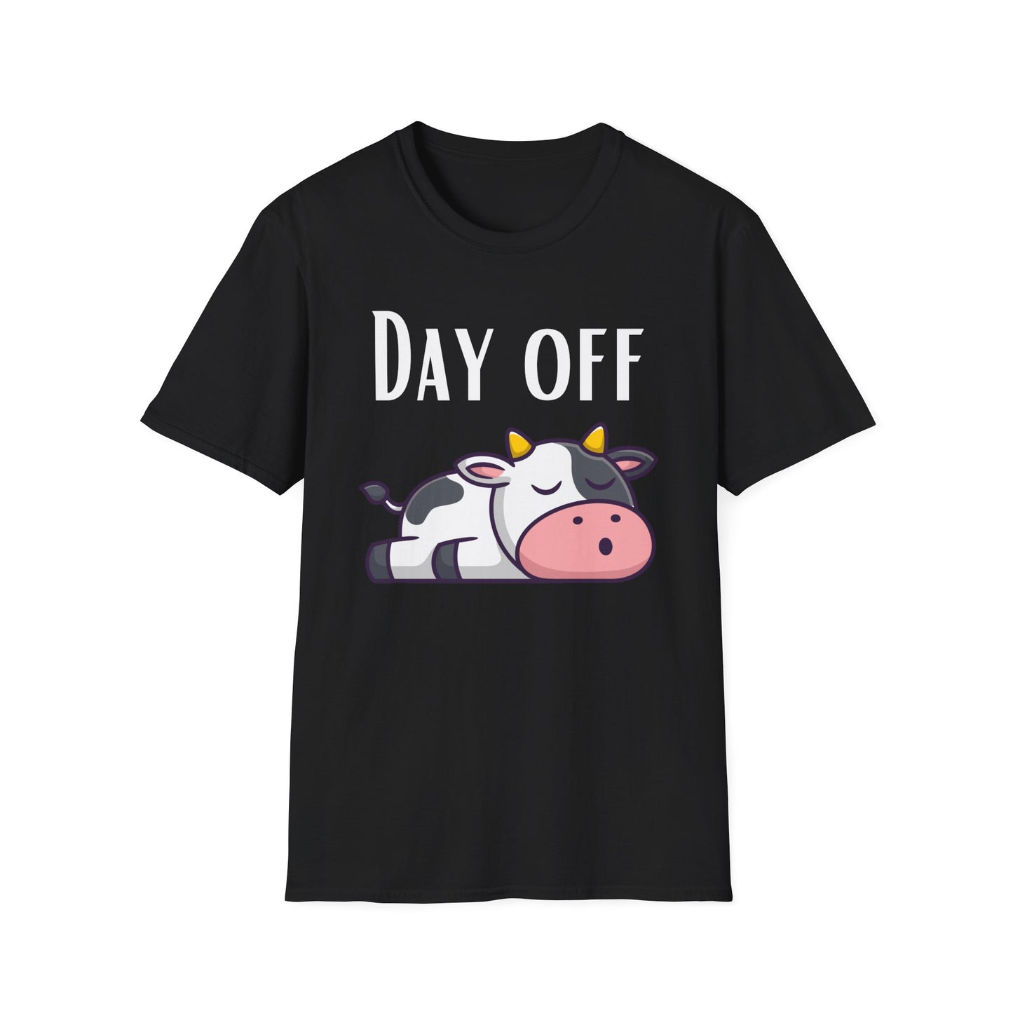 Funny Cow T-shirt for Cow Lovers gift Funny Cow Shirt Day Off T Shirt Cozy Tee - Gift for Her - Woman gifts for Farmer