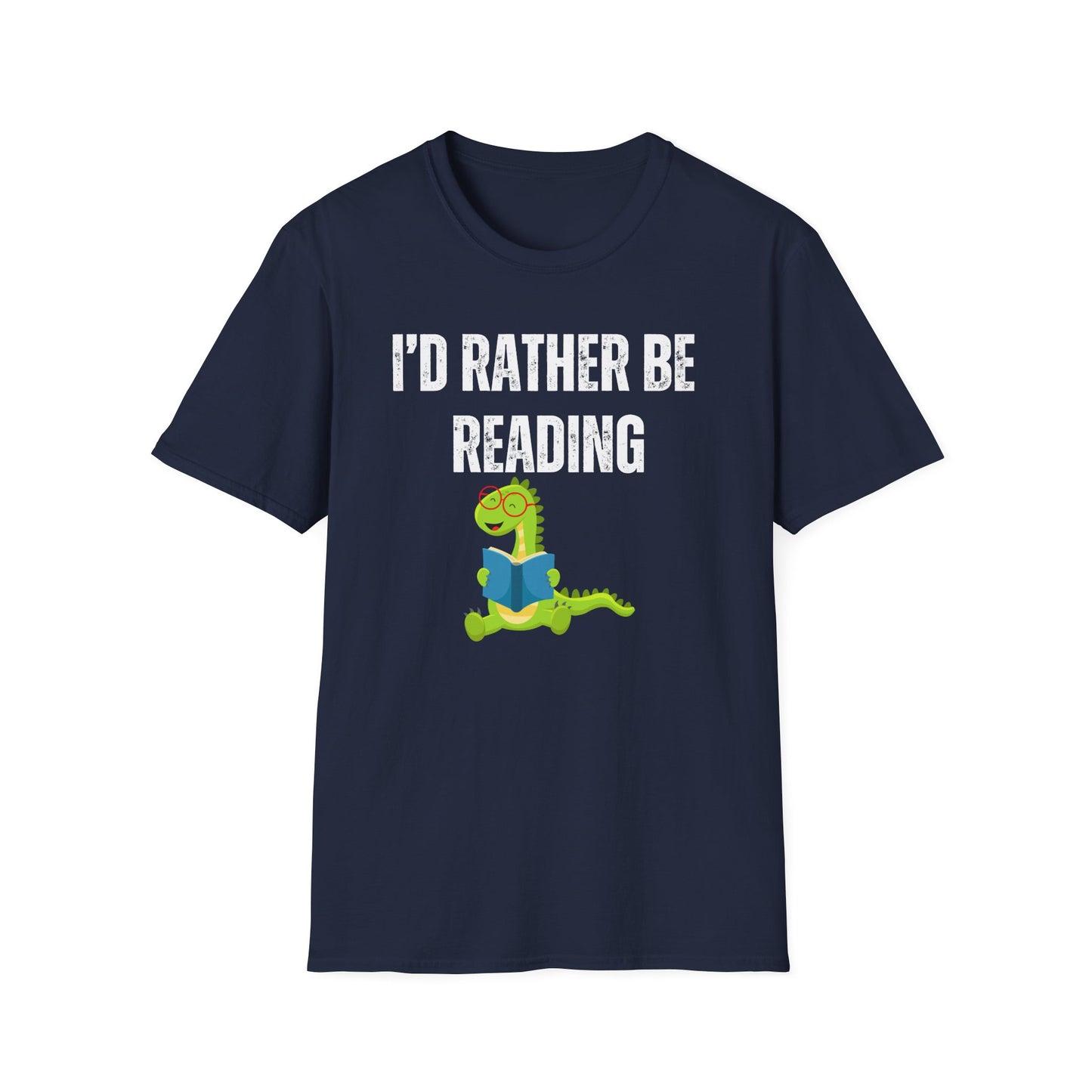 Bookish Shirts for Dragon Lover gift for Book Lover gifts for Bookworm T Shirt I'd Rather Be Reading Shirt Dragons Reading a Book T-shirt