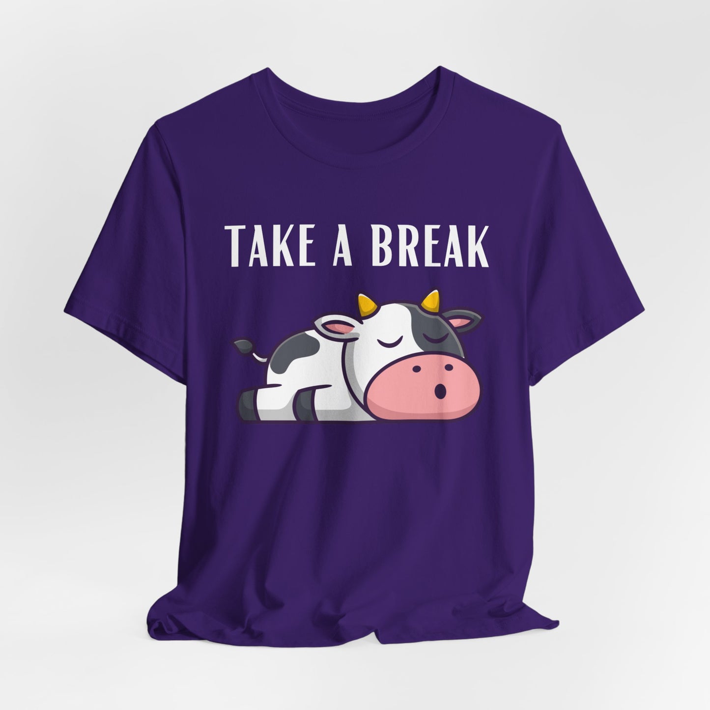 Cute Cow Shirts for Farmers wife gift for Farming T-shirt for Cow Lover gifts for Her Funny Cow Shirt TAKE A BREAK T Shirt
