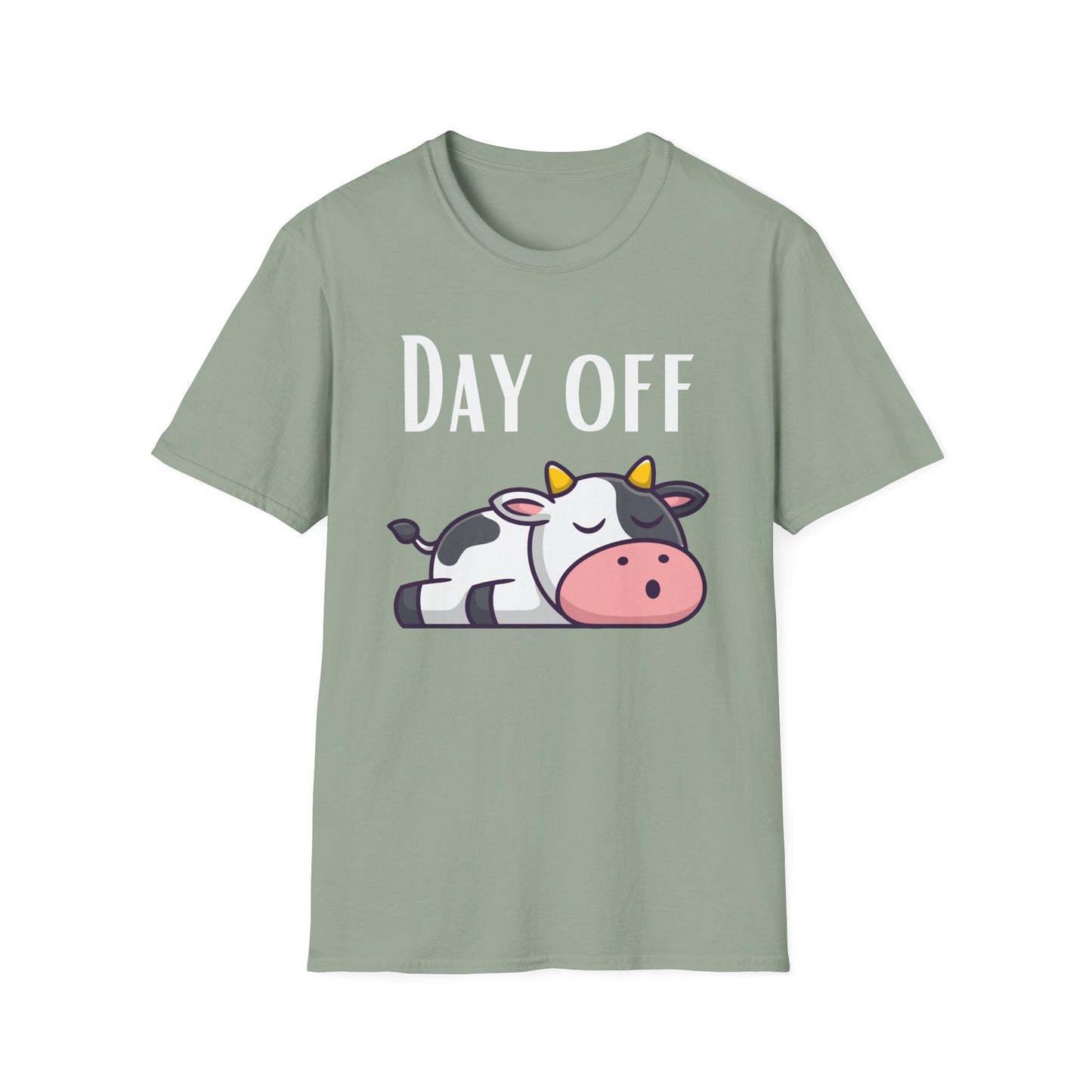 Funny Cow T-shirt for Cow Lovers gift Funny Cow Shirt Day Off T Shirt Cozy Tee - Gift for Her - Woman gifts for Farmer
