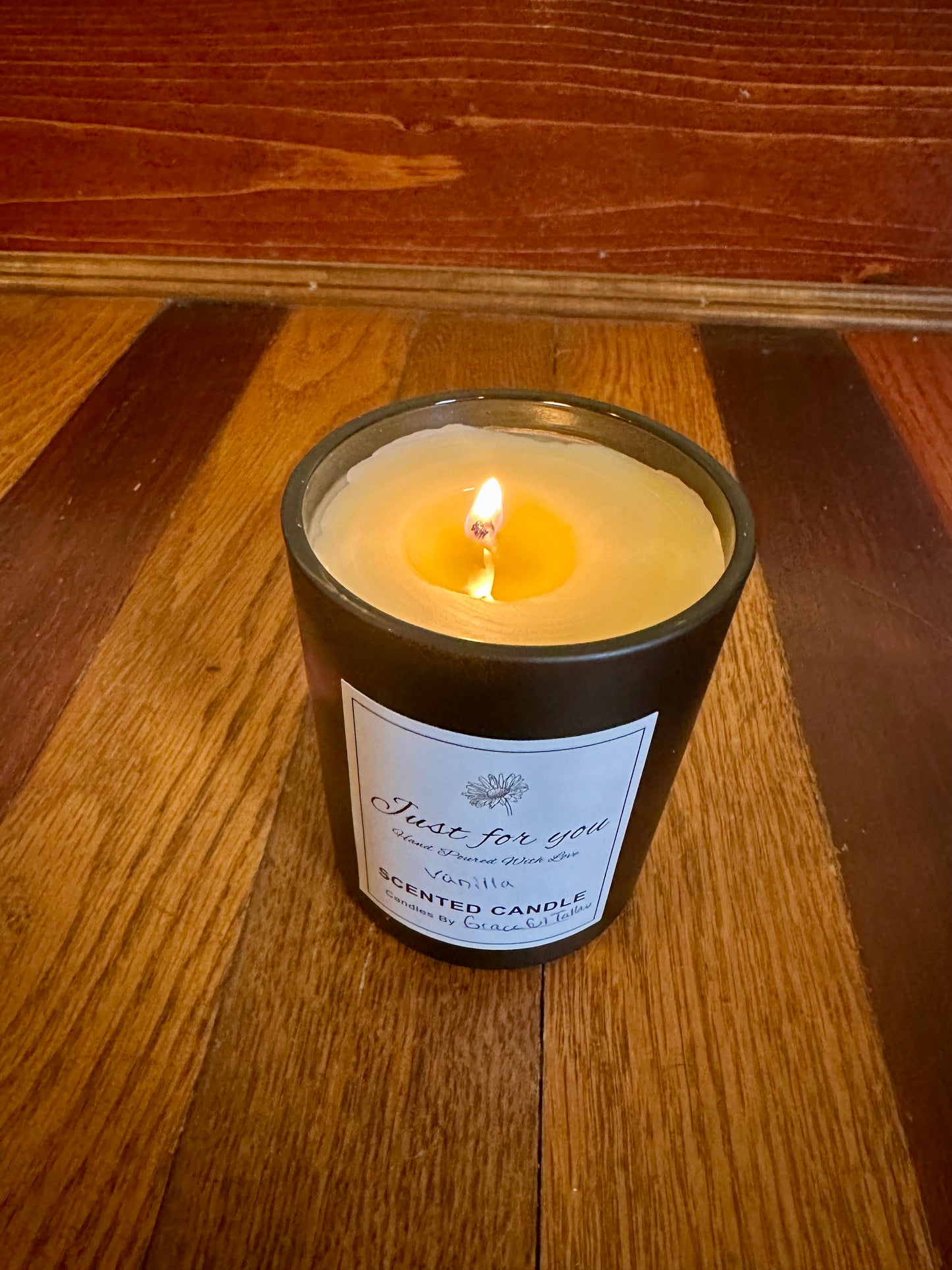Honey Tallow Beeswax Candle All Natural Beef Tallow Candles Beeswax Candle Michigan Honey Candle Essential Oils