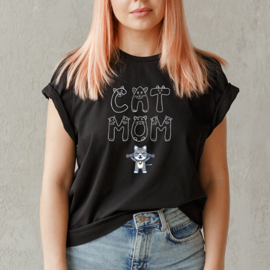 Funny Cat T-shirt for Fitness Lover Gift for Weightlifter for Gym Lover Gift Gym Rat Gift Funny Cat weightlifting T Shirt