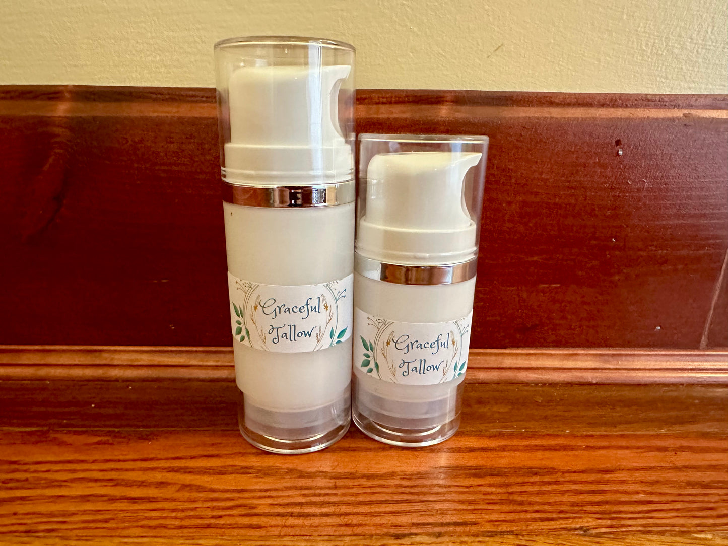 Tallow Pump Lotion Grass fed beef Tallow Face Cream for dry sensitive skin balms for carnivore diet All Natural Skincare nontoxic beauty
