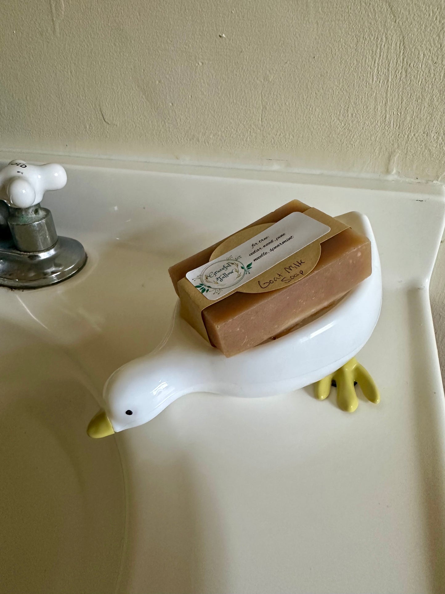 DUCK Soap Saver Soap Tray for Bar Soaps Pouch Cotton Soap Bag Exfoliating Soap Holder Bags for Exfoliation Body Scrubby Face Scrubber Washcloth (Copy)