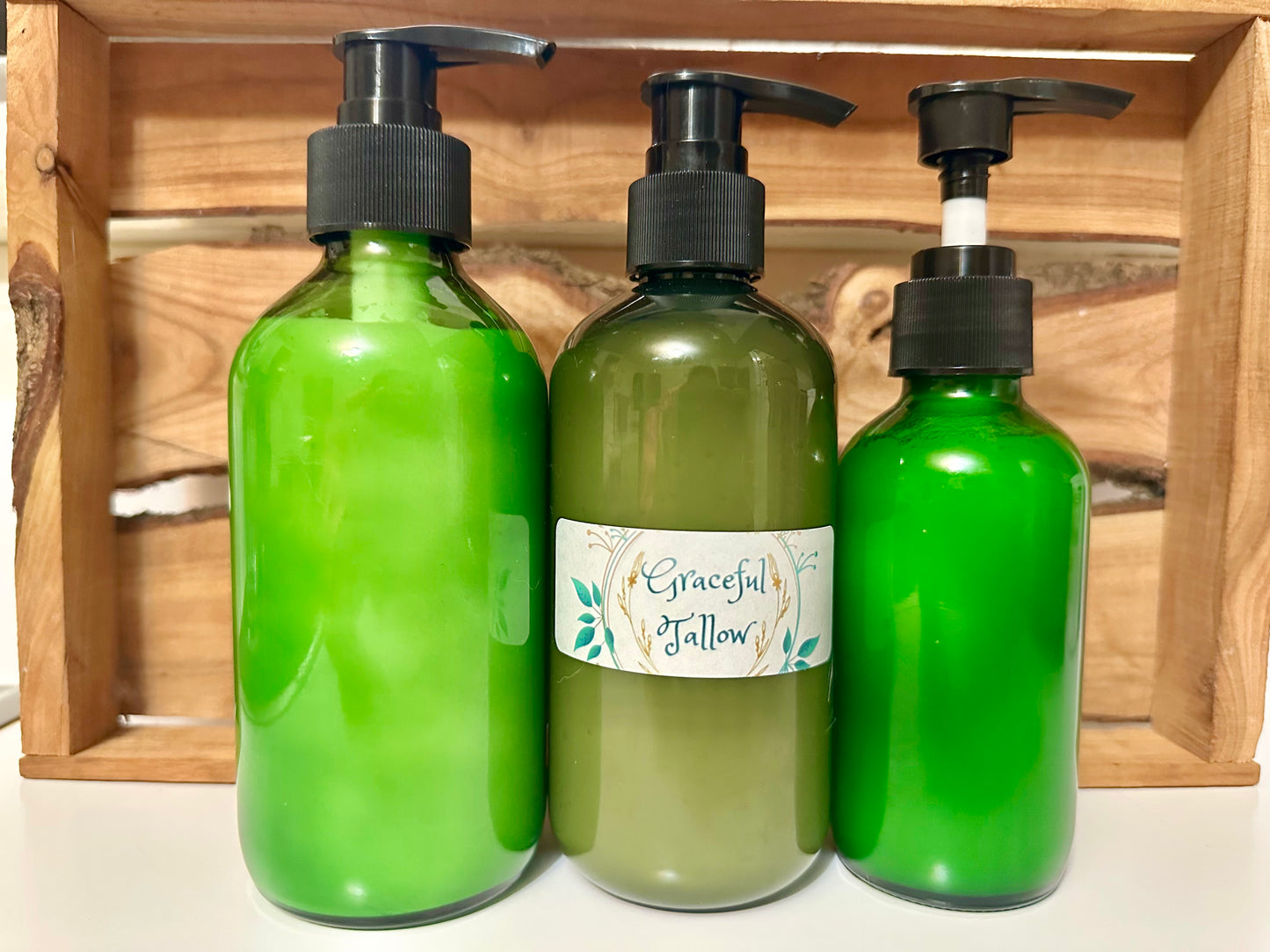 Tallow Face & Body Wash Grass Fed Tallow Face Cleanser Acne Face Washes for Sensitive Skin Cream Cleansers Tallow Shampoo Liquid Hand Soap