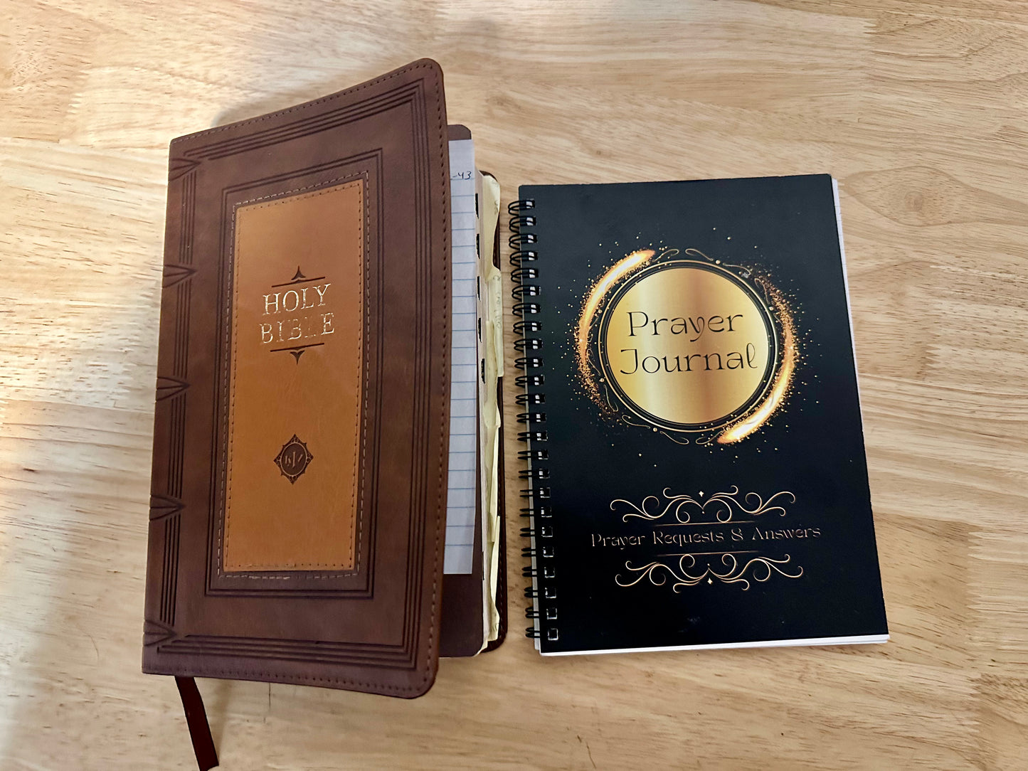 Prayer Journal - Prayer Requests to God & Answers - Spiral Notebook - Ruled Line