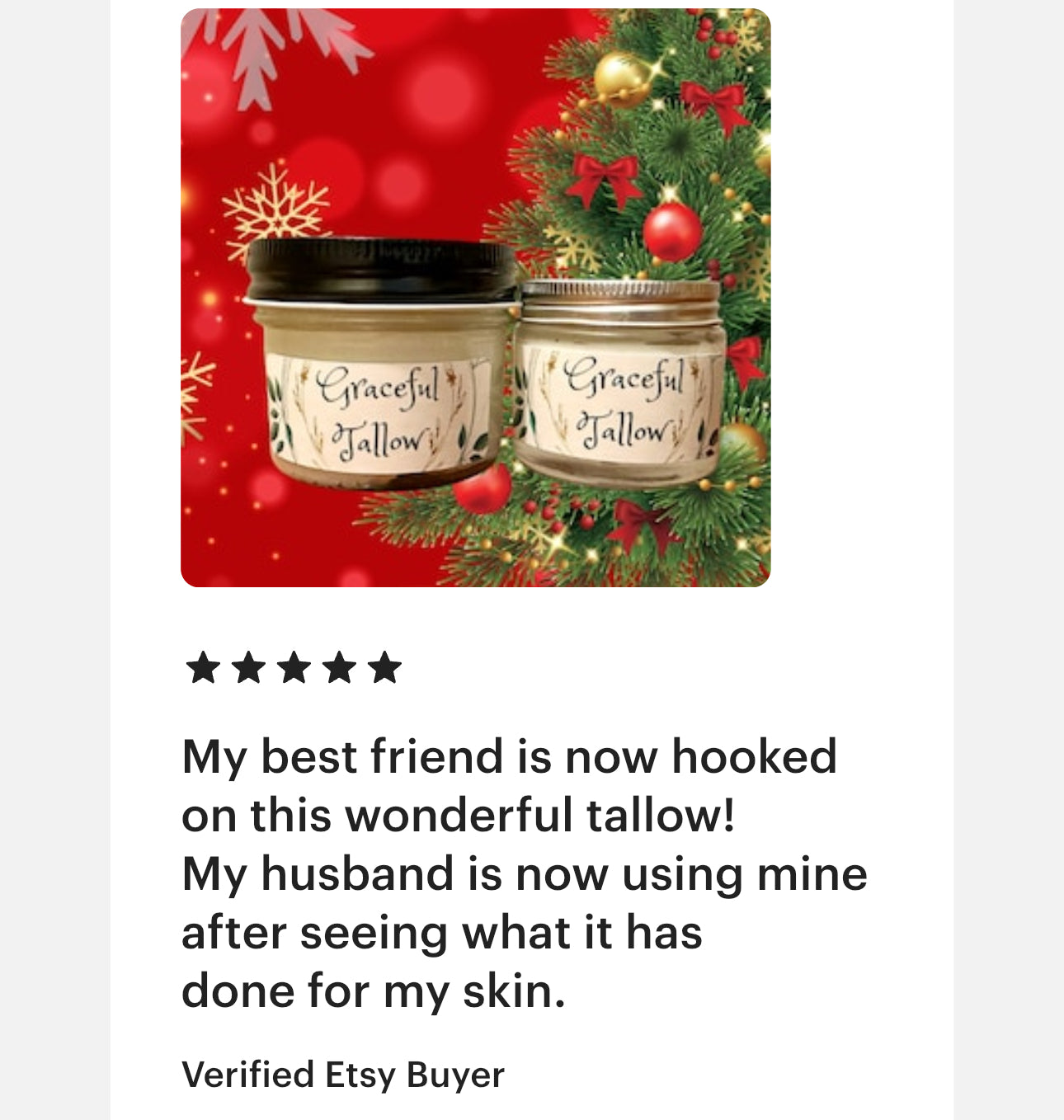 Grass Fed Tallow Face & Body Lotion / Eye Cream! Skin care gift Hydrating body butter gifts