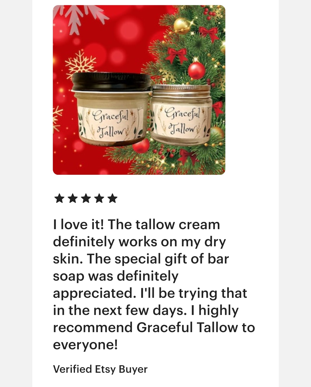 Grass Fed Tallow Face & Body Lotion / Eye Cream! Skin care gift Hydrating body butter gifts