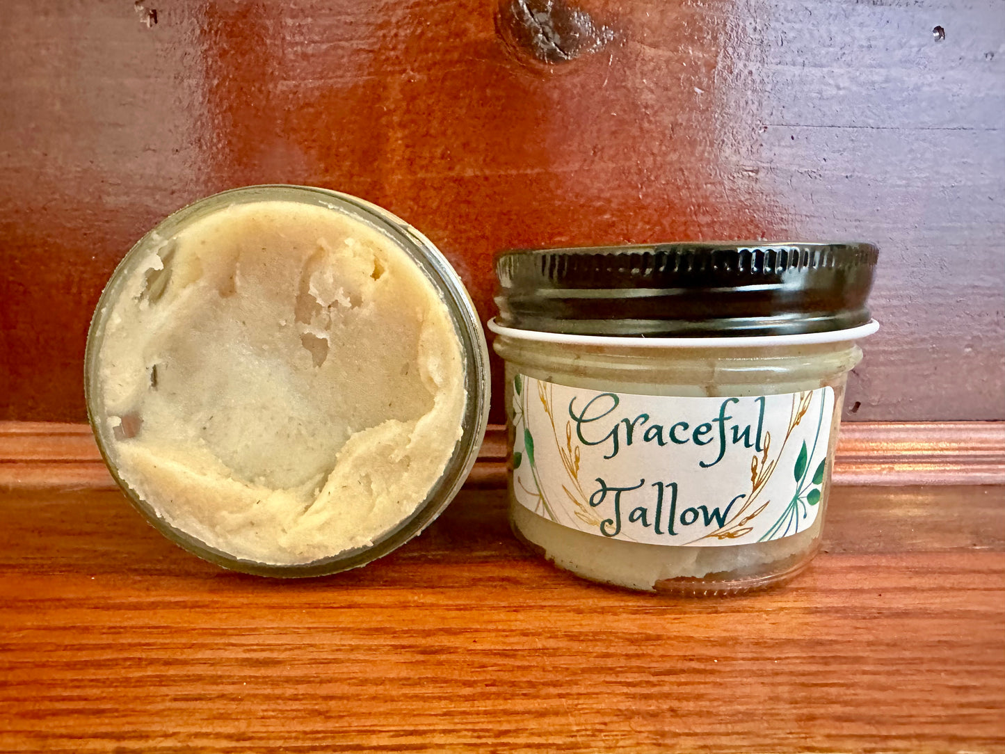 Sugar Scrub Salt Scrubs 4oz Grass Fed Tallow Exfoliating Activated Charcoal Epsom Salt for Face & Body Exfoliation All Natural Skincare gift mom