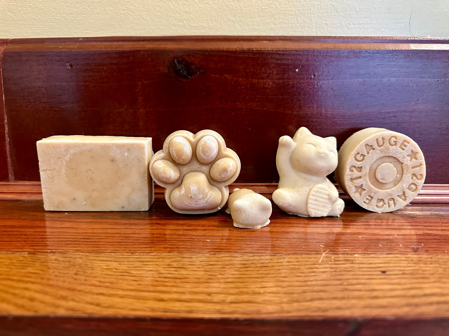 Oatmeal Honey Soap Shampoo Face & Body Soaps Grass Fed Tallow Bar Carnivore Colloidal Soap Handcrafted Artisan HomeMade All Natural Skincare