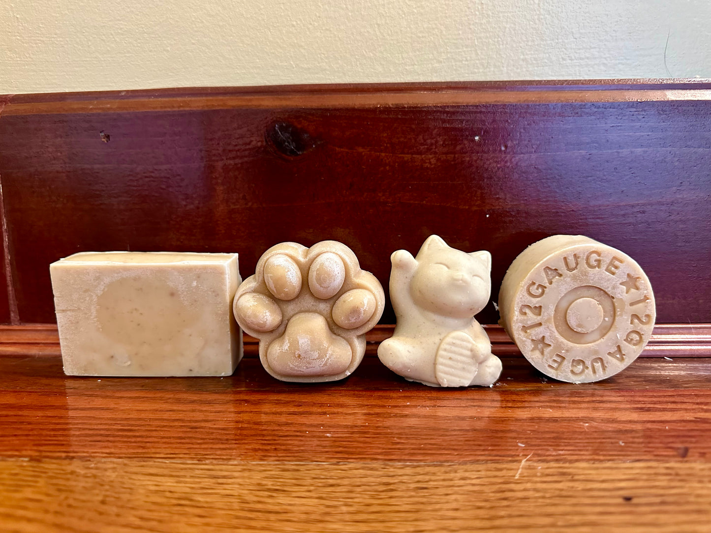 Oatmeal Honey Soap Shampoo Face & Body Soaps Grass Fed Tallow Bar Carnivore Colloidal Soap Handcrafted Artisan HomeMade All Natural Skincare