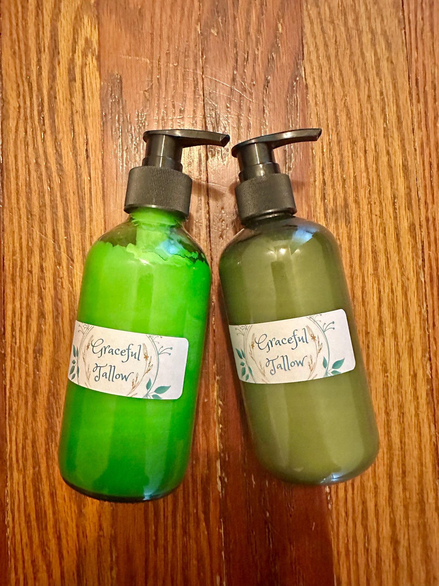 Tallow Face & Body Wash Grass Fed Tallow Face Cleanser Acne Face Washes for Sensitive Skin Cream Cleansers Tallow Shampoo Liquid Hand Soap