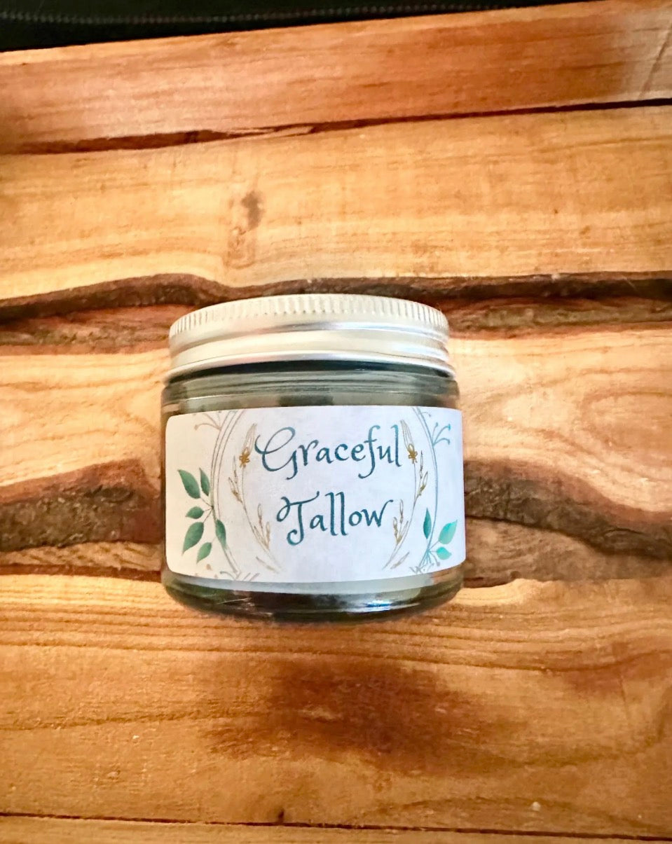 Charcoal Tallow Face Mask with Pyrithione Zinc for Acne prone skin sensitive dry skin masks