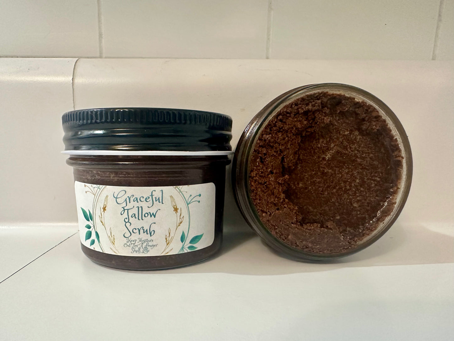 Coffee Sub Tallow Scrubs for Face and Body Scrubs Grass Fed Beef Tallow Scrub Moisturizer Facial Scrub for Christmas presents for Carnivore