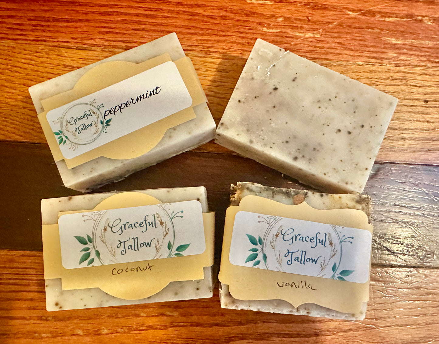 Exfoliating Coffee Soap Handmade Grass Fed Tallow Soap Bar gift Carnivore diet Animal Based Soap Handcrafted Home Made All Natural Bars