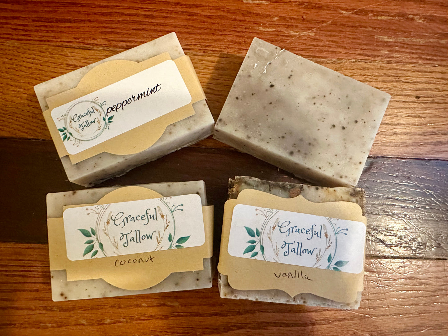 Exfoliating Coffee Soap Handmade Grass Fed Tallow Soap Bar gift Carnivore diet Animal Based Soap Handcrafted Home Made All Natural Bars