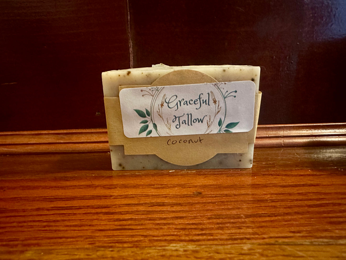 Exfoliating Coffee Soap Handmade Grass Fed Tallow Soap Bar gift Carnivore diet Animal Based Soap Handcrafted Home Made All Natural Bars