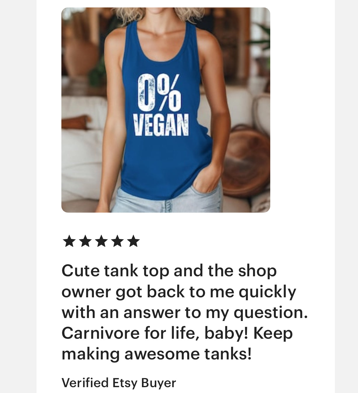 0% Vegan Tank Top for Carnivore Diet Tank Tops for Chrismtas presents for men gifts for women gift for her Meat Tank Top for Workout Tanks