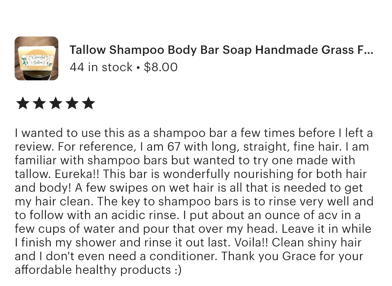 Grass Fed Tallow Face & Body Lotion / Eye Cream! Skin care gift Hydrating body butter gifts
