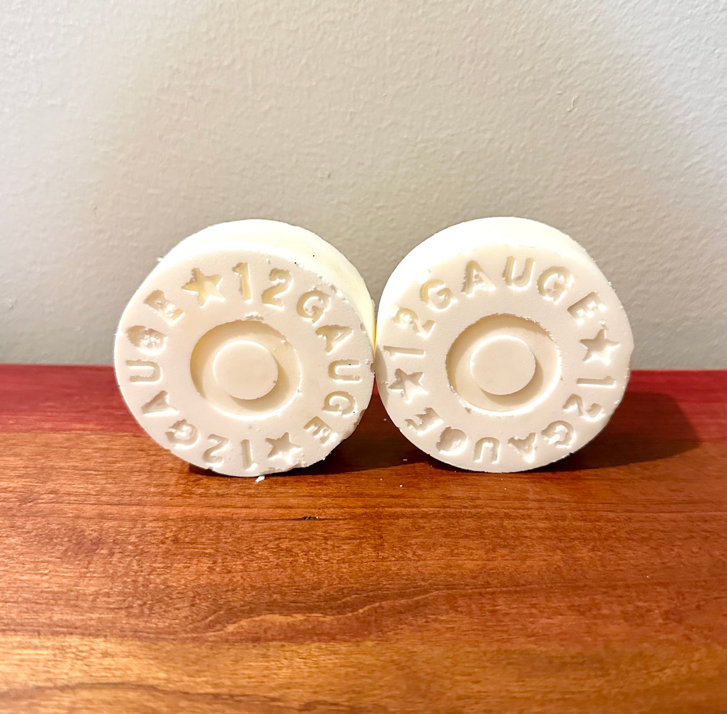 Beef Tallow Soap Handcrafted Homemade 2.4oz Grass Fed Tallow Shot Gun Unique Shaped Bars - All Natural Shampoo Bar Soaps gift for Hunter Hunting
