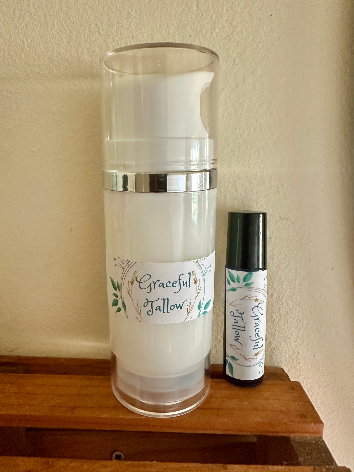 Tallow Pump Lotion Grass fed beef Tallow Face Cream for dry sensitive skin balms for carnivore diet All Natural Skincare nontoxic beauty