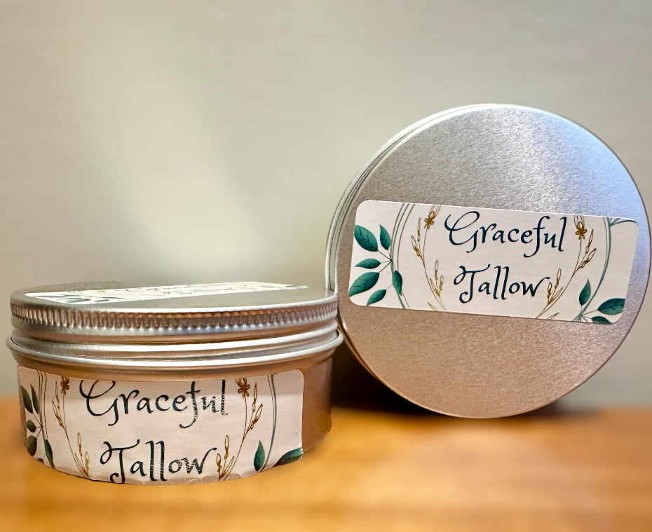 Tallow Winter Balm with Emu Oil! Grass Fed Tallow Body Lotion for 4oz Hand Cream for Skincare gift for Her gift for Dry Skin Carnivore 4oz