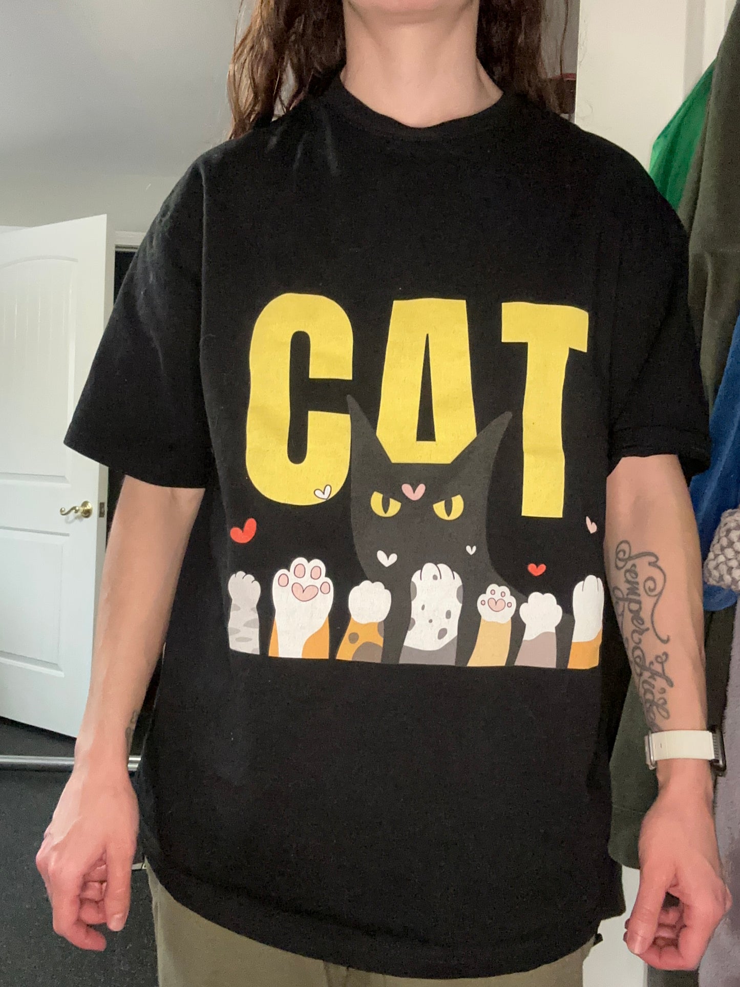 Funny Cat T Shirt for Cat Lover gift for Her gifts for Cat Mom - Cute CAT Shirt for Cat Lovers shirts - Soft Cotton Tee