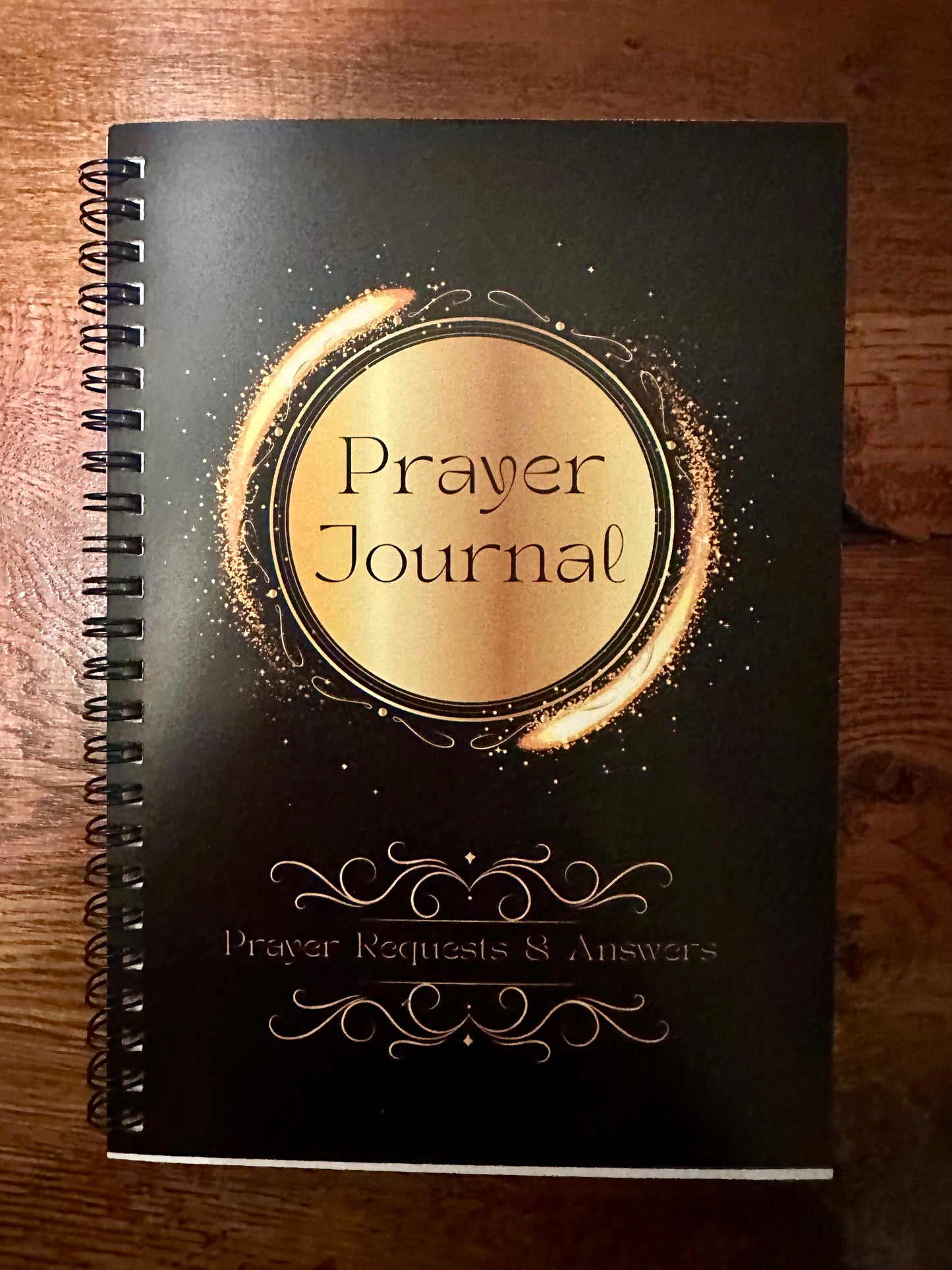 Prayer Journal - Prayer Requests to God & Answers - Spiral Notebook - Ruled Line