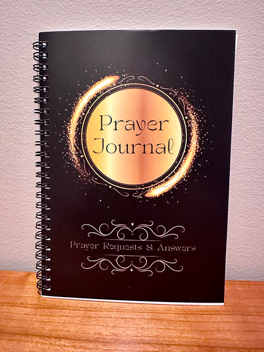 Prayer Journal - Prayer Requests to God & Answers - Spiral Notebook - Ruled Line