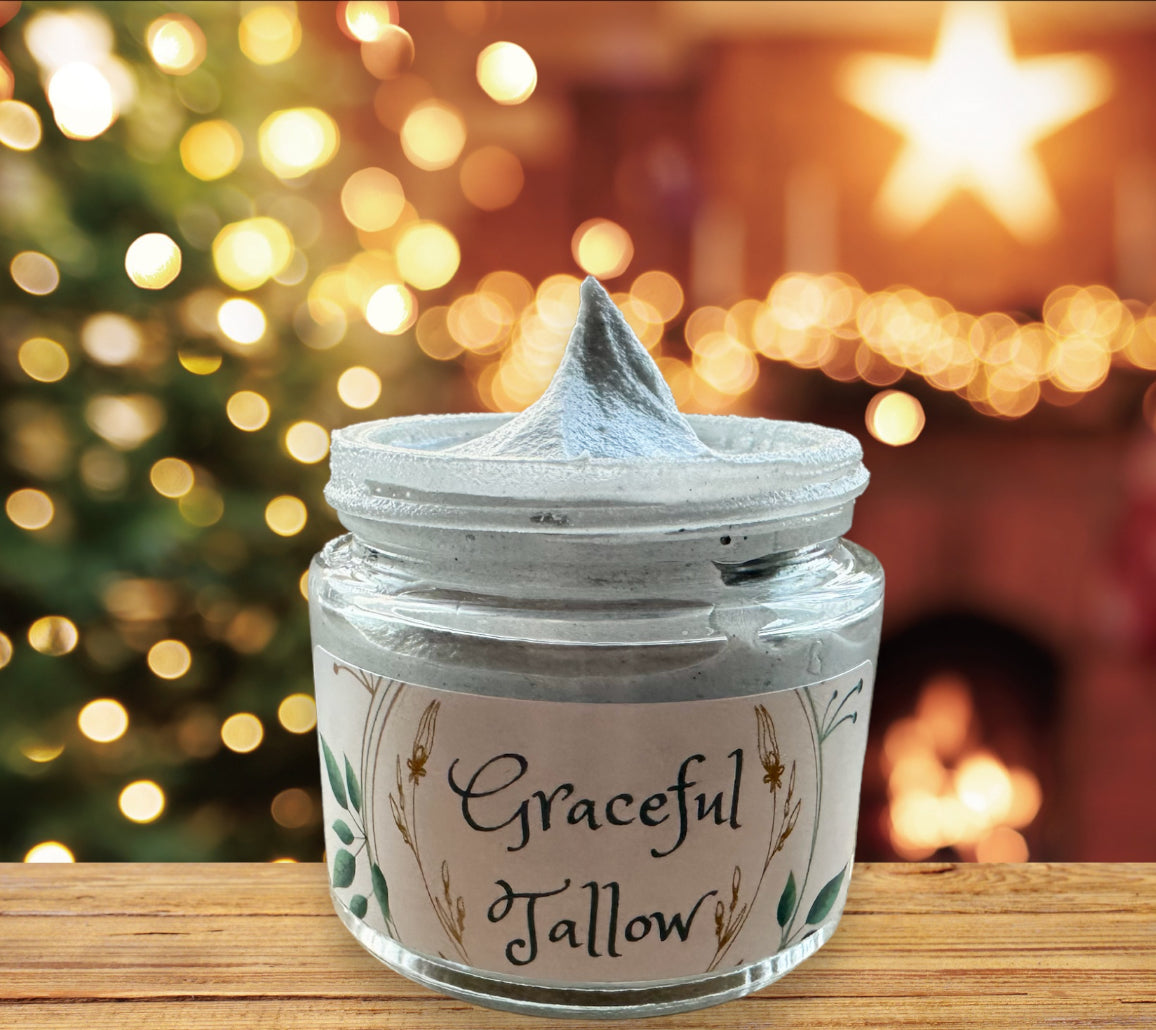 Activated Charcoal Moisturizer Grass Fed Tallow Face & Body Lotion / Eye Cream! Skin care gift Hydrating body butter Detox Lotions for Acne