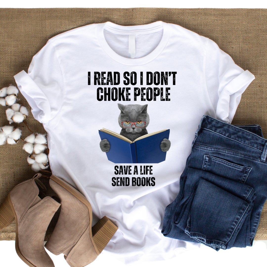 Book Lover Shirt for Cat Lovers gifts for Bookworms T-shirt Funny Cats T Shirts for Bookish T-shirts for Reading Lover gifts for Reader
