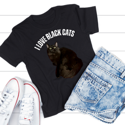 Black Cat Shirt for cat Lover gift for Cat Mom gift for Cat Lover T-shirt for Black Cat Lover T Shirt for Cat Lovers gift