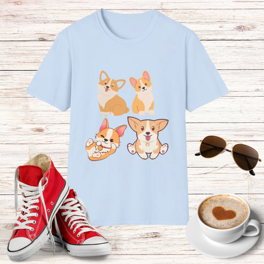 Corgi T-shirt for Corgi Lover gift for Corgi Mom Cute Dog Shirt for Dog Lover Shirt Gift for Him Gift for Her
