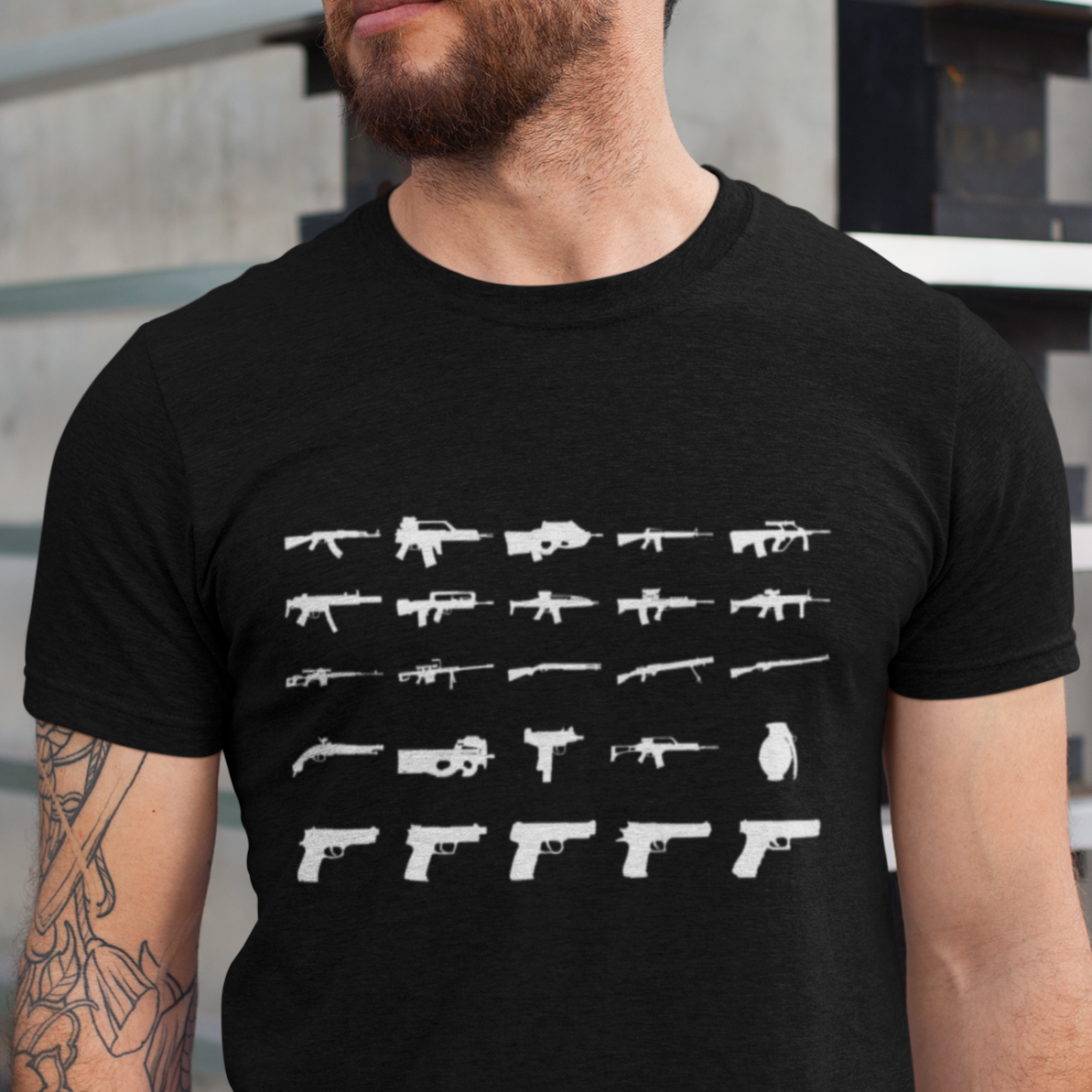 Guns Collection Collector's T Shirt Gun Shirt for Veterans gift for Military gift for Him - Gun Lover T-shirt for Gun Lovers Tee - Pro Gun T Shirt